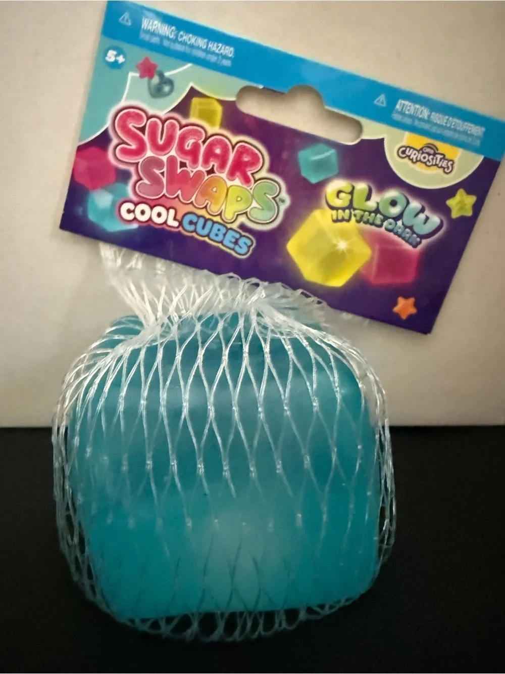 Sugar Swaps Cool Cubes Glow-in-the-Dark Blue Learning Toy